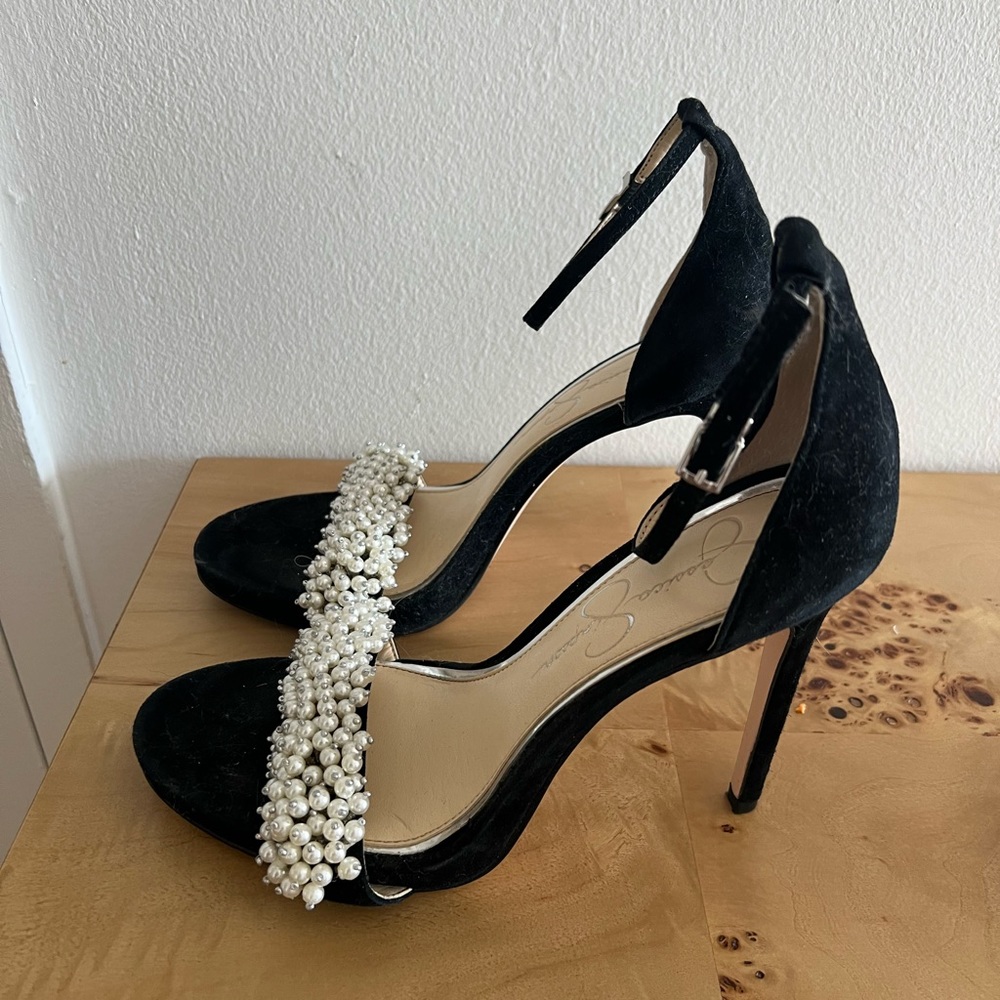 Jessica Simpson Pearl Heels - Picture 2 of 3